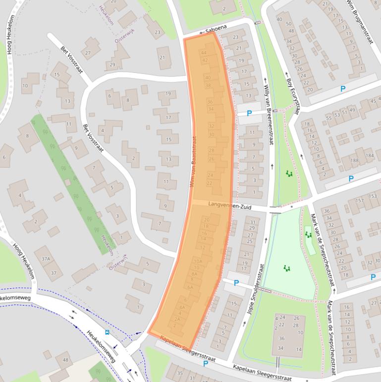 Kaart van postcodegebied 5063CS.