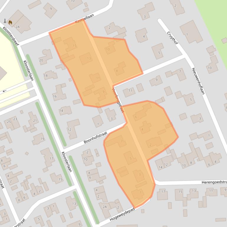 Kaart van postcodegebied 5066AE.