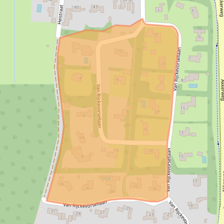 Kaart van postcodegebied 5066BS.