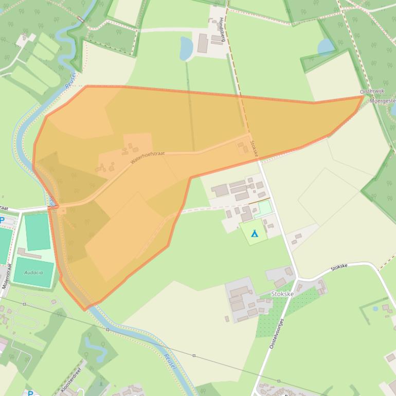 Kaart van postcodegebied 5066CD.