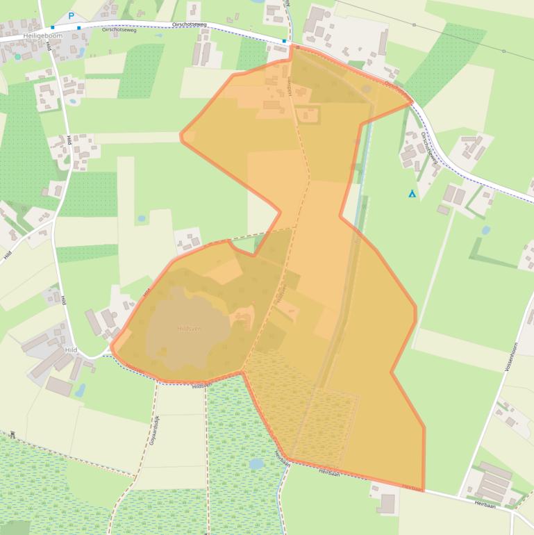 Kaart van postcodegebied 5066CM.