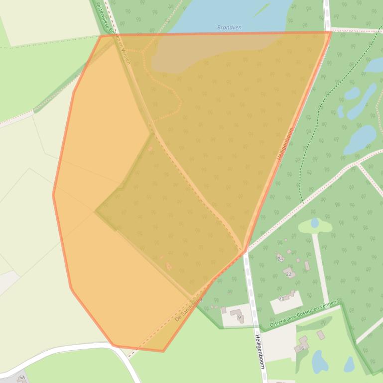 Kaart van postcodegebied 5066DB.