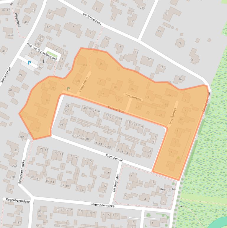 Kaart van postcodegebied 5066EK.