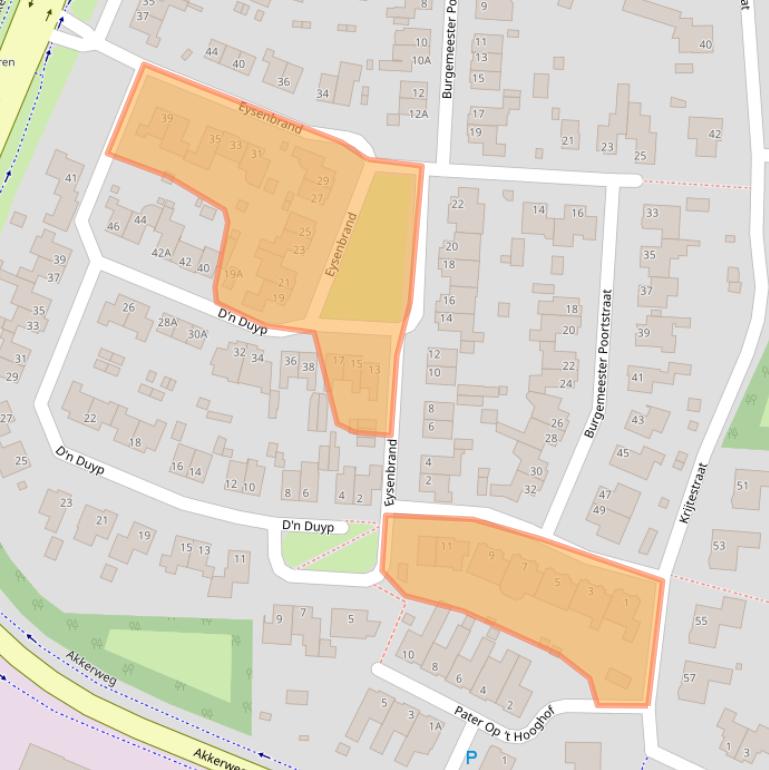 Kaart van postcodegebied 5066GC.