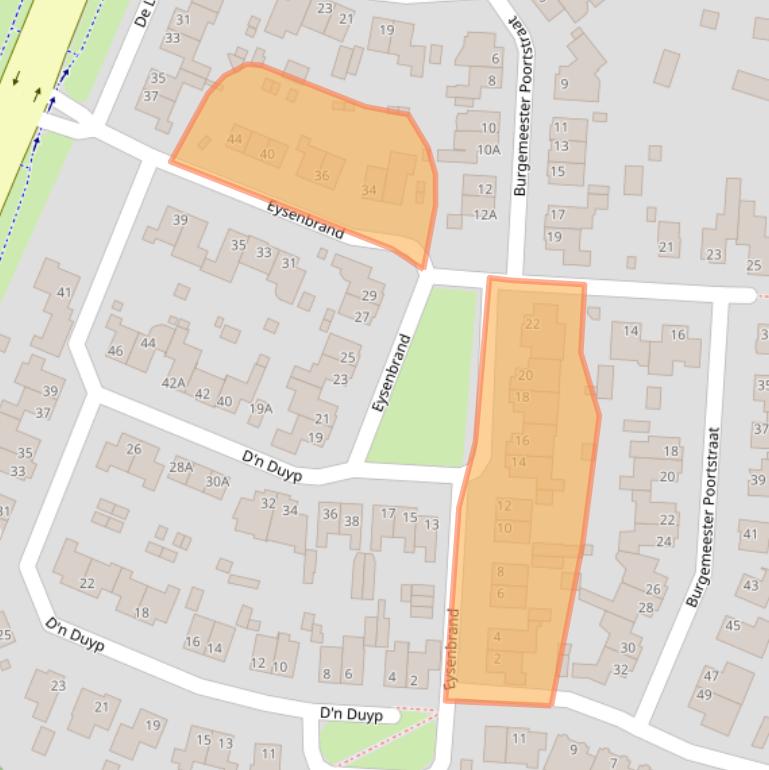 Kaart van postcodegebied 5066GD.