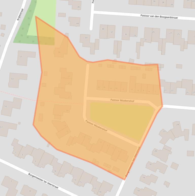 Kaart van postcodegebied 5066GM.