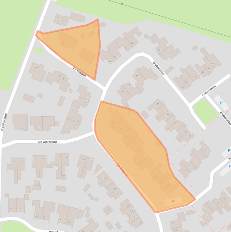 Kaart van postcodegebied 5066MH.