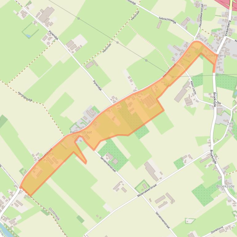 Kaart van postcodegebied 5066PC.