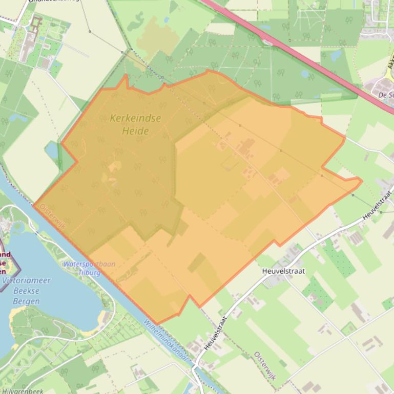 Kaart van postcodegebied 5066PJ.