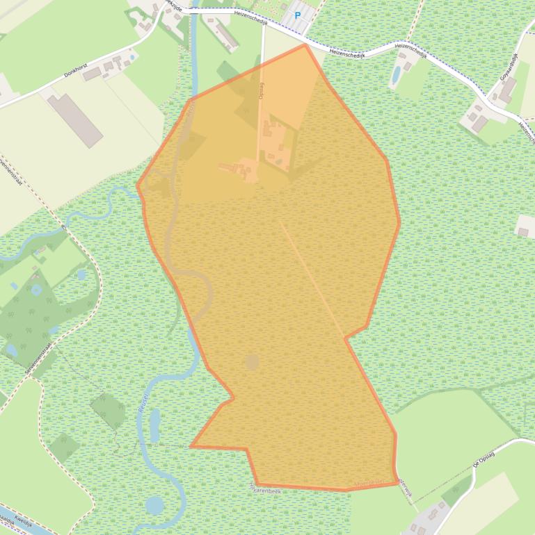 Kaart van postcodegebied 5066PM.