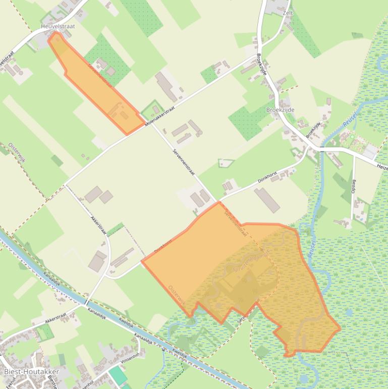 Kaart van postcodegebied 5066PT.