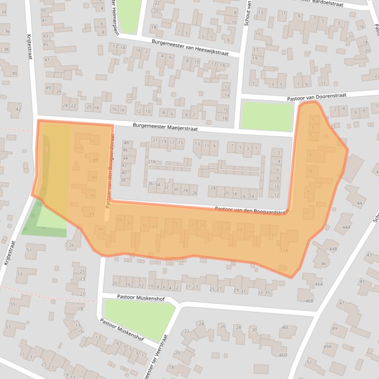 Kaart van postcodegebied 5066VM.