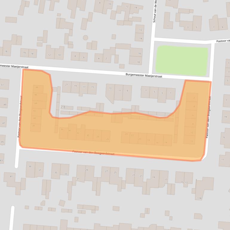 Kaart van postcodegebied 5066VN.