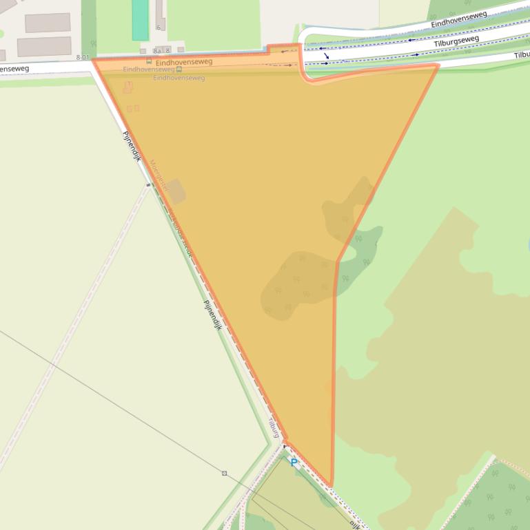 Kaart van postcodegebied 5066WB.