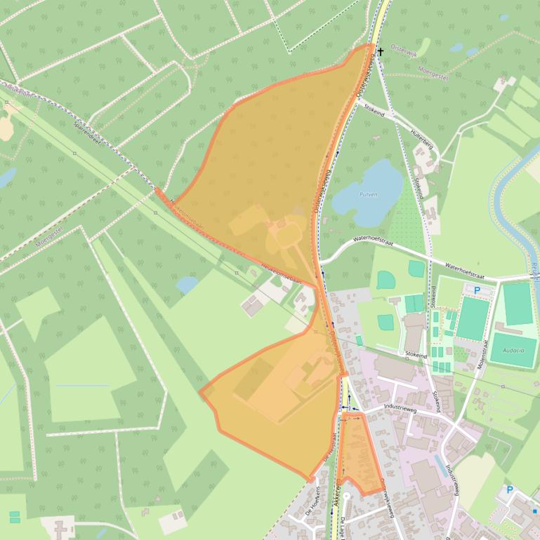 Kaart van postcodegebied 5066XC.