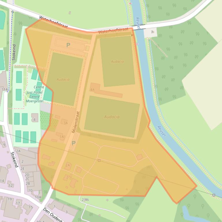 Kaart van postcodegebied 5066XH.