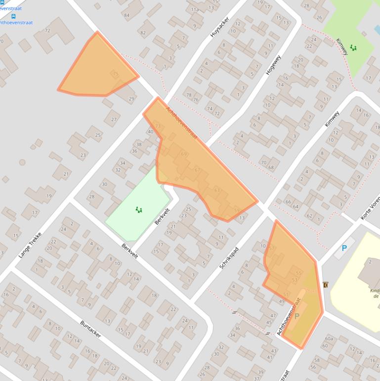 Kaart van postcodegebied 5071AR.