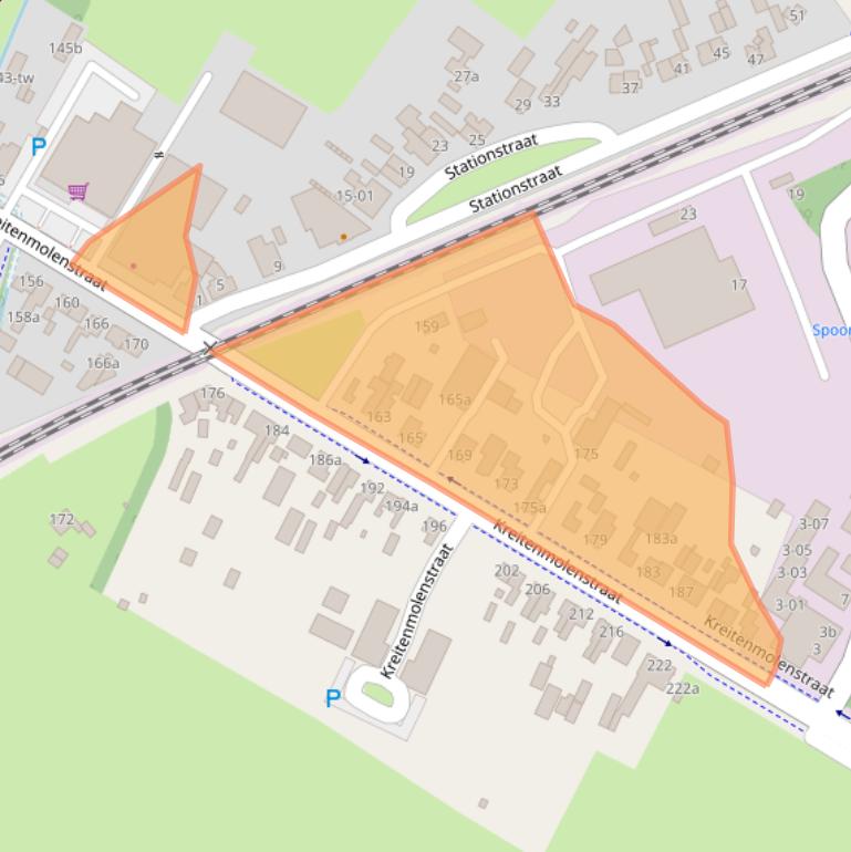 Kaart van postcodegebied 5071BD.