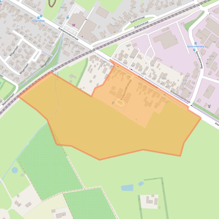 Kaart van postcodegebied 5071BL.