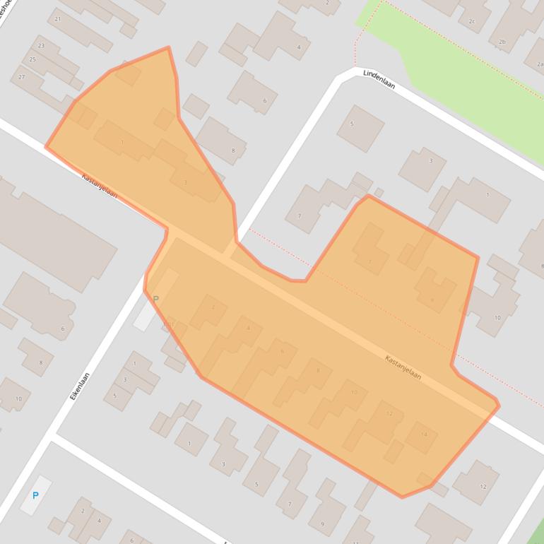 Kaart van postcodegebied 5071CE.