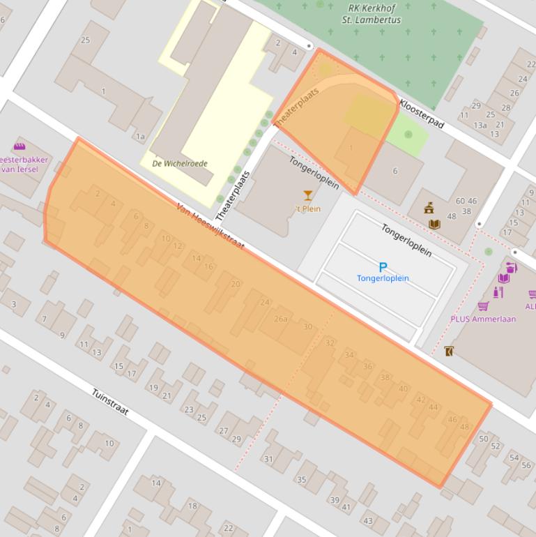 Kaart van postcodegebied 5071CV.