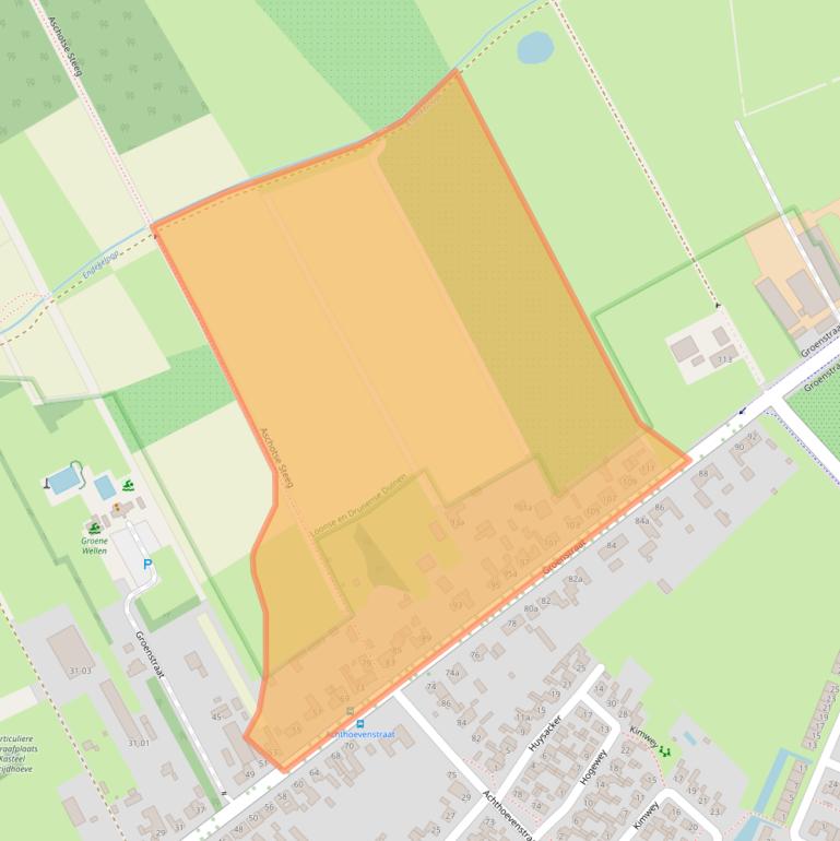 Kaart van postcodegebied 5071EB.