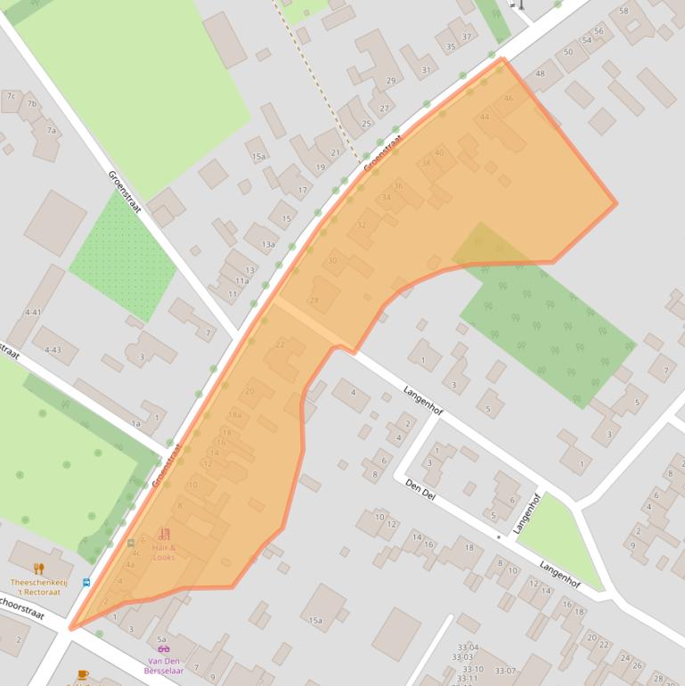 Kaart van postcodegebied 5071EC.