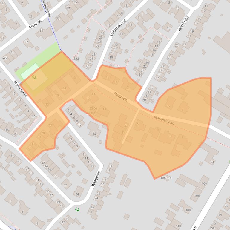 Kaart van postcodegebied 5071GK.