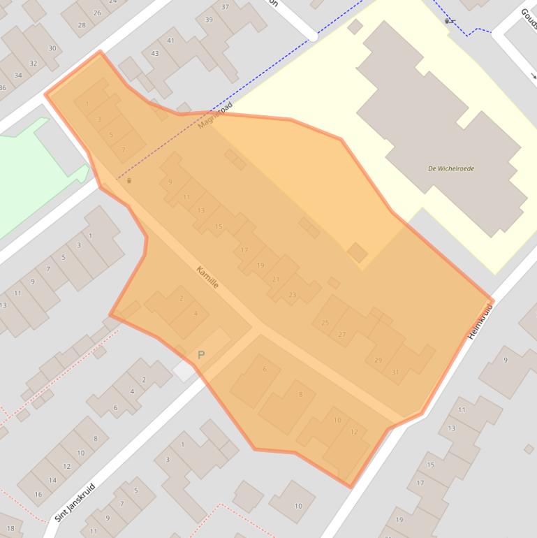 Kaart van postcodegebied 5071GM.