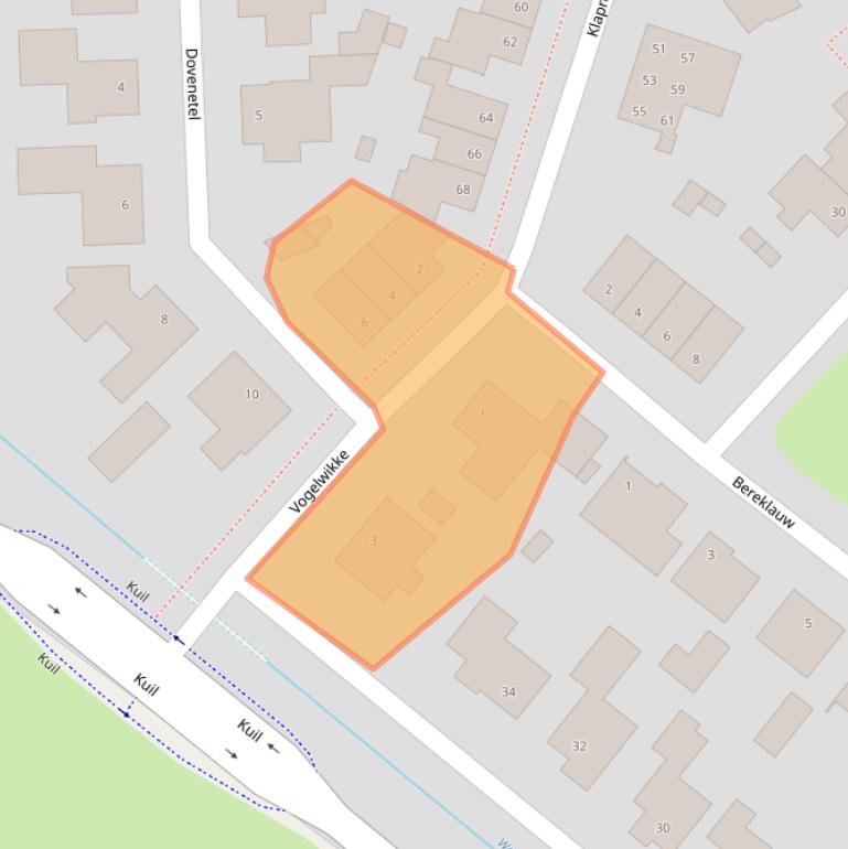 Kaart van postcodegebied 5071HA.