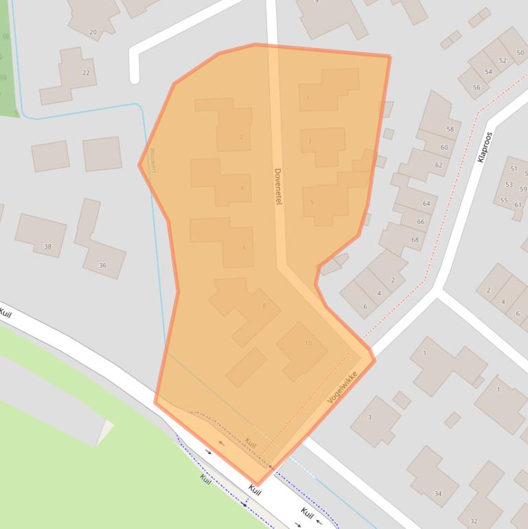 Kaart van postcodegebied 5071HR.