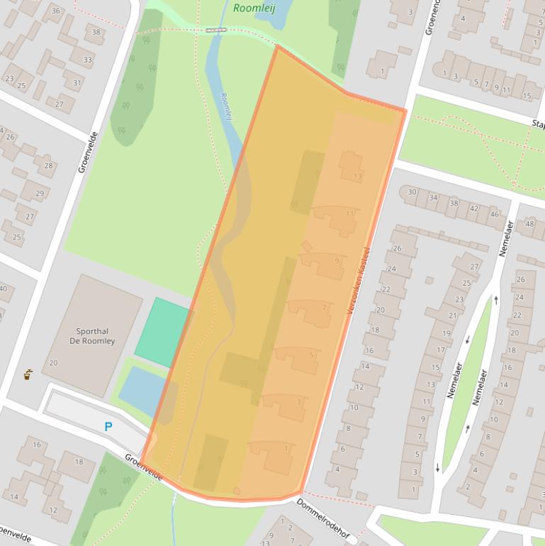 Kaart van postcodegebied 5071KB.