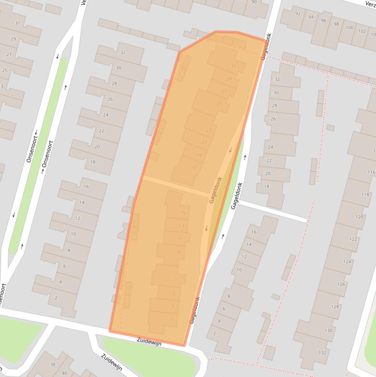 Kaart van postcodegebied 5071KV.