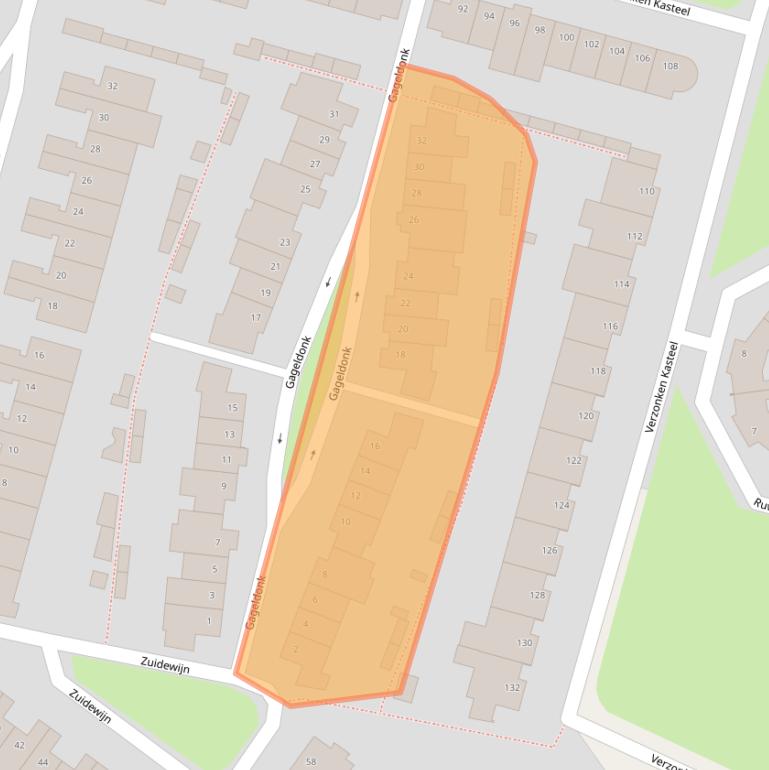 Kaart van postcodegebied 5071KW.