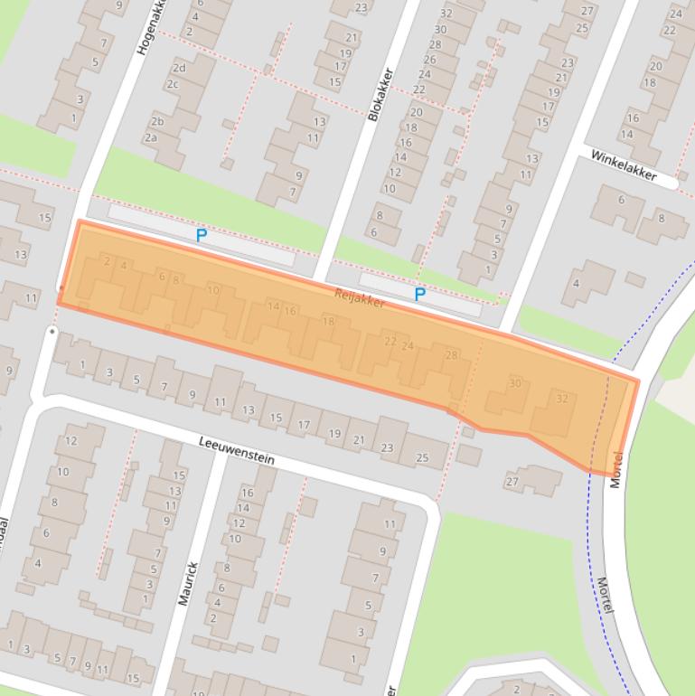 Kaart van postcodegebied 5071LB.