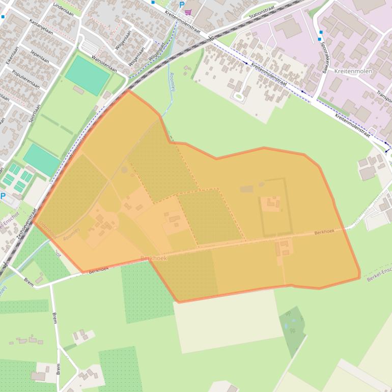 Kaart van postcodegebied 5071NE.