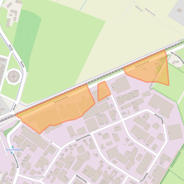 Kaart van postcodegebied 5071NM.