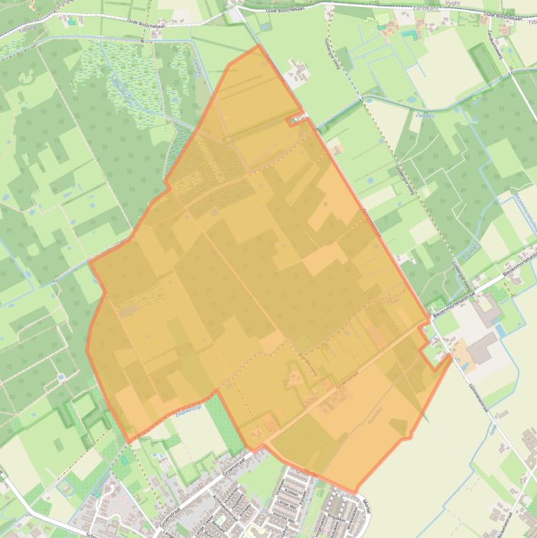 Kaart van postcodegebied 5071PC.