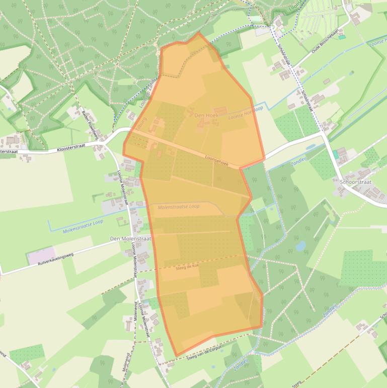 Kaart van postcodegebied 5071RD.