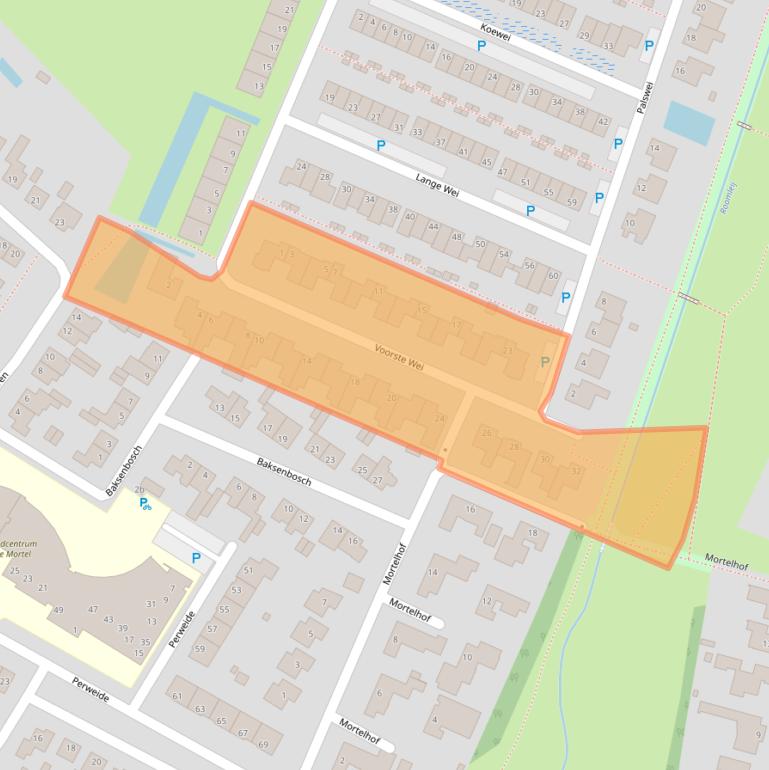 Kaart van postcodegebied 5071SB.