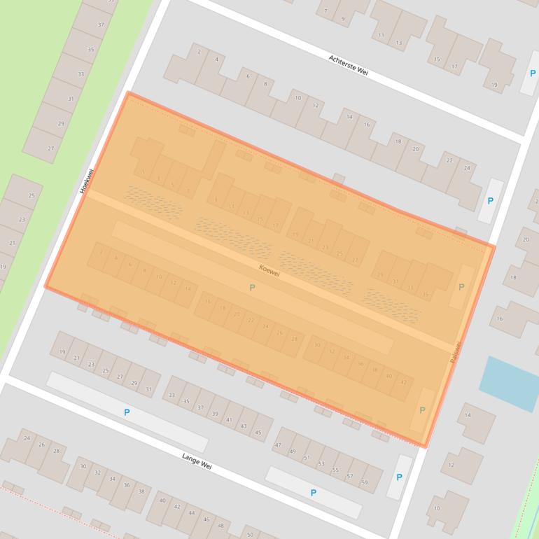 Kaart van postcodegebied 5071SE.