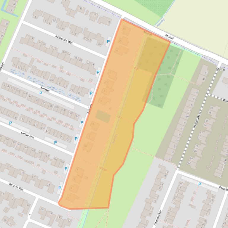 Kaart van postcodegebied 5071SH.