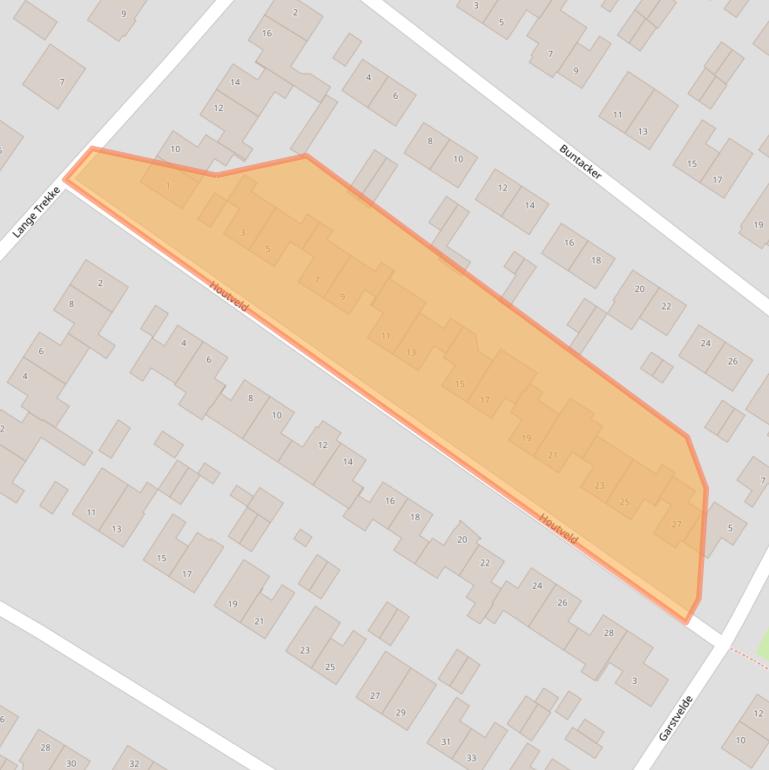 Kaart van postcodegebied 5071TK.