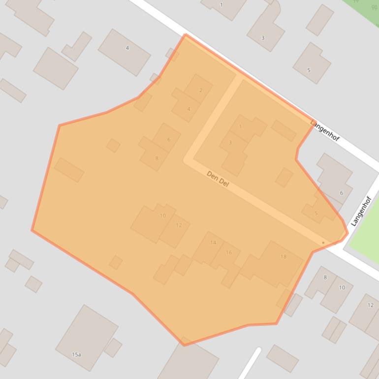 Kaart van postcodegebied 5071TT.