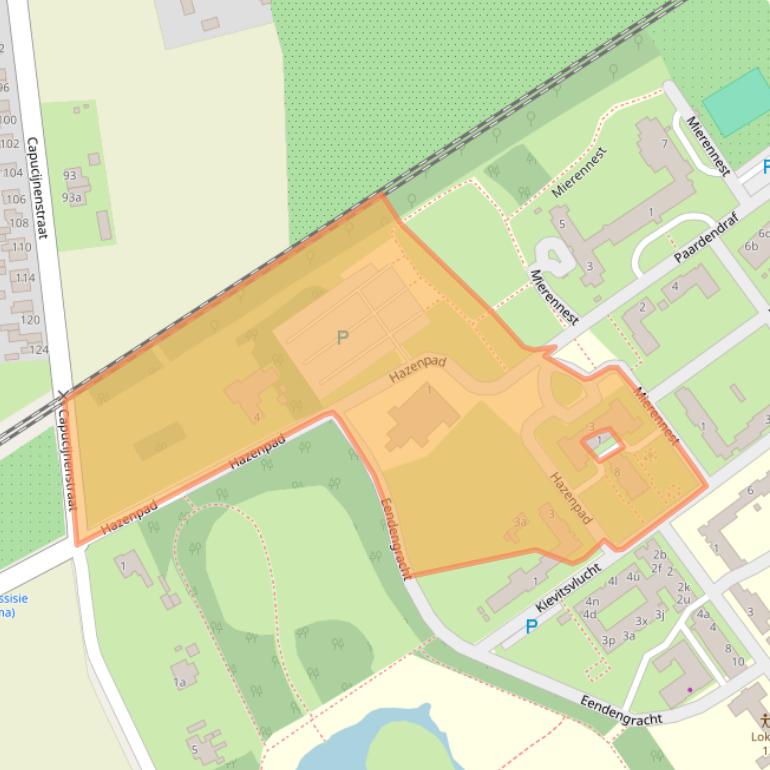 Kaart van postcodegebied 5074MA.