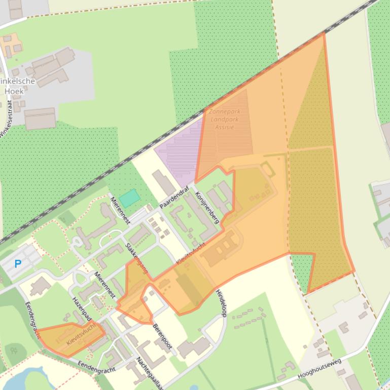 Kaart van postcodegebied 5074MC.