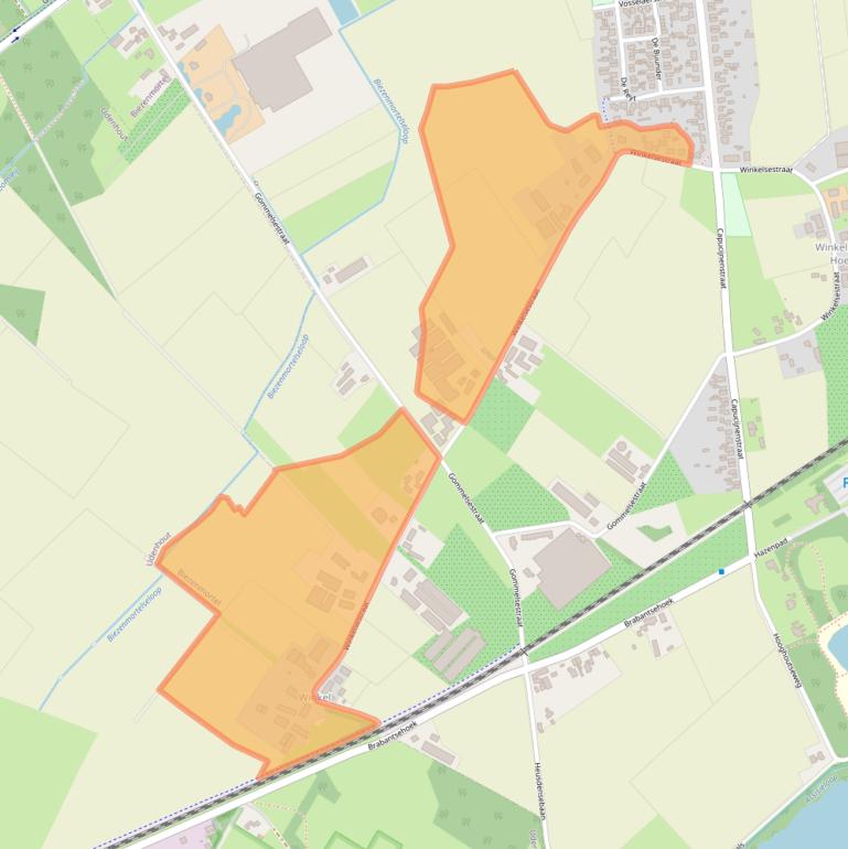 Kaart van postcodegebied 5074PA.