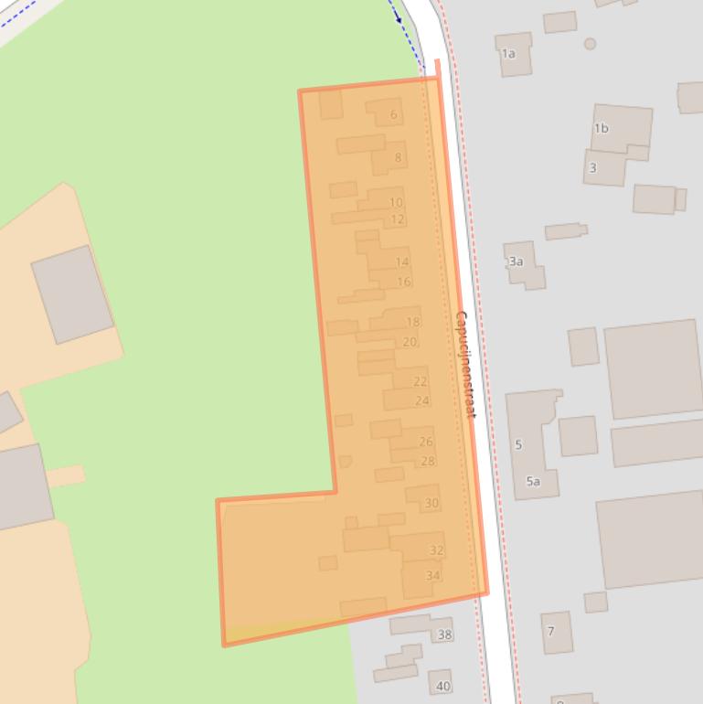 Kaart van postcodegebied 5074PH.