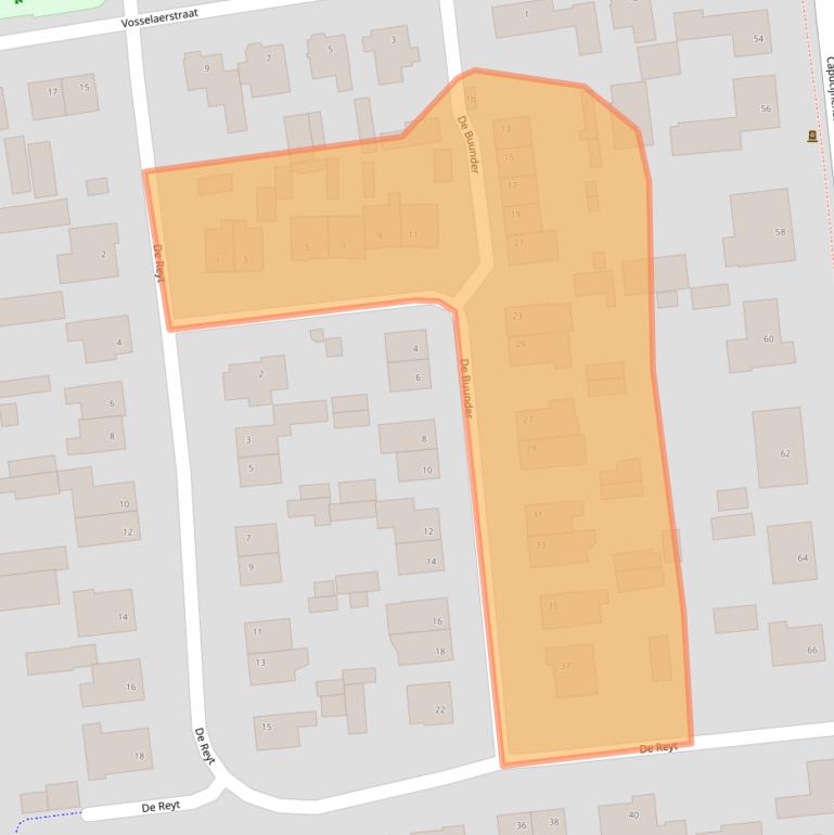 Kaart van postcodegebied 5074PP.