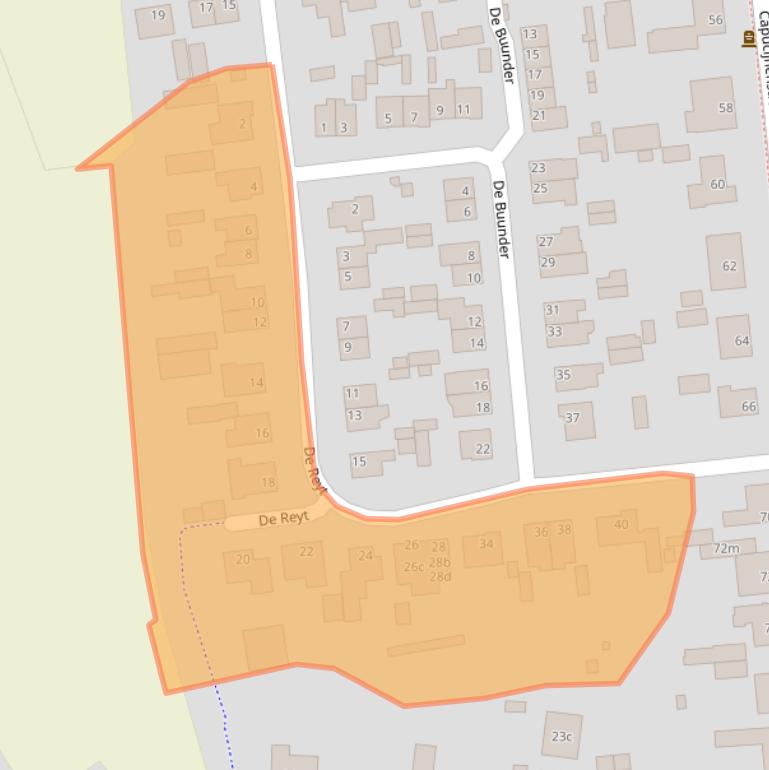 Kaart van postcodegebied 5074PT.